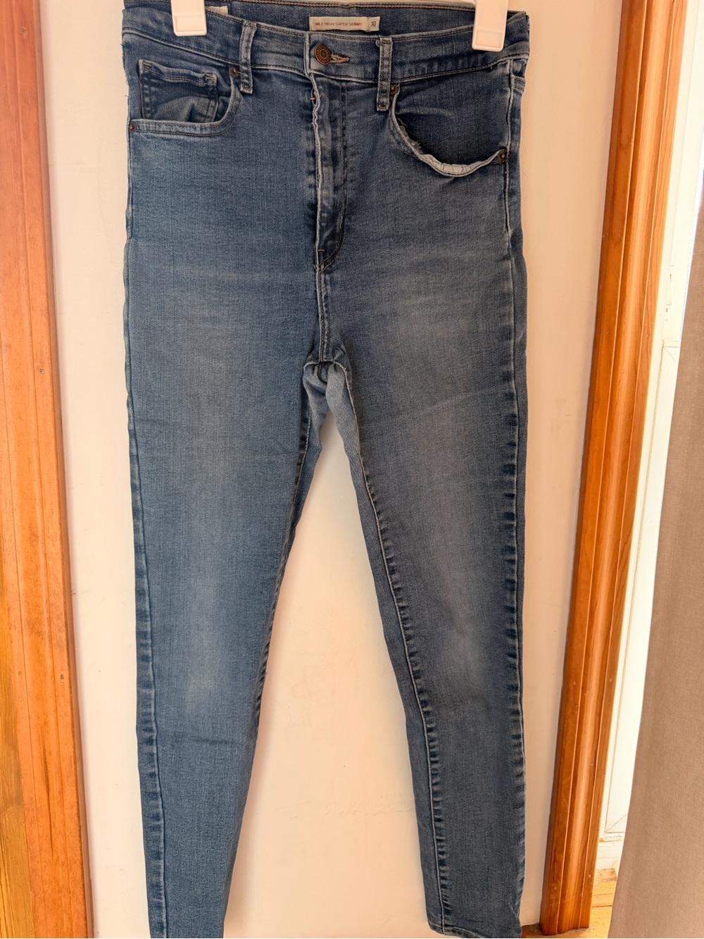 Levi's Mile High Super Skinny Jeans Size 30